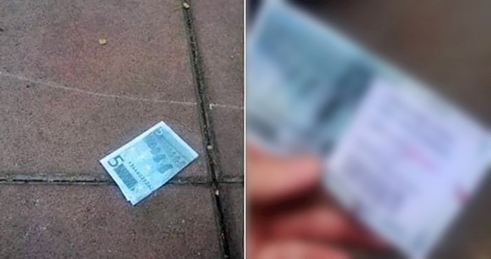 Na ulici je našao novčanicu pa slikao nešto što nikako nije očekivao