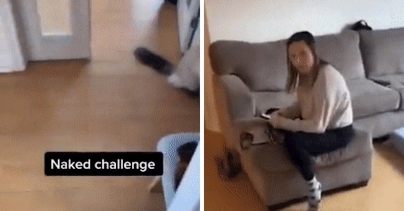 Lik je potpuno gol došetao do djevojke, pogledajte kako je ona reagirala