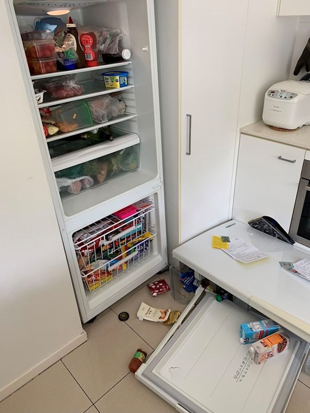 "Ne znam kako nam je ovo uspjelo, ali baš su nam sad morala otpasti vrata na hladnjaku."