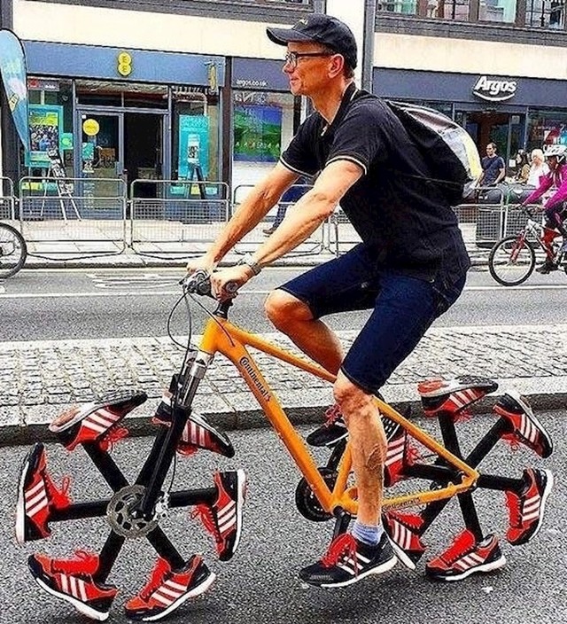 Je li ovo vožnja bicikla ili šetanje?