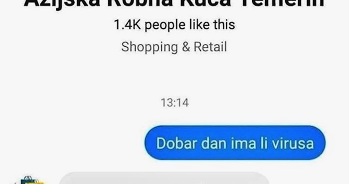 Kineska robna kuća iz Srbije postala je hit na Facebooku, evo što su odgovorili trollu