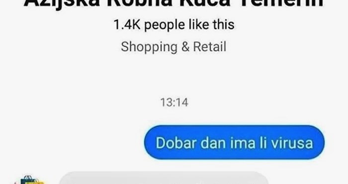 Kineska robna kuća iz Srbije postala je hit na Facebooku, evo što su odgovorili trollu