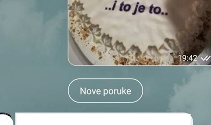 Slastičarki je dao upute za ukrašavanje torte, plakalo mu se kad je vidio rezultat