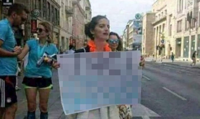 Žena iz Sarajeva smiješnim je natpisom dala podršku mužu koji je trčao maraton