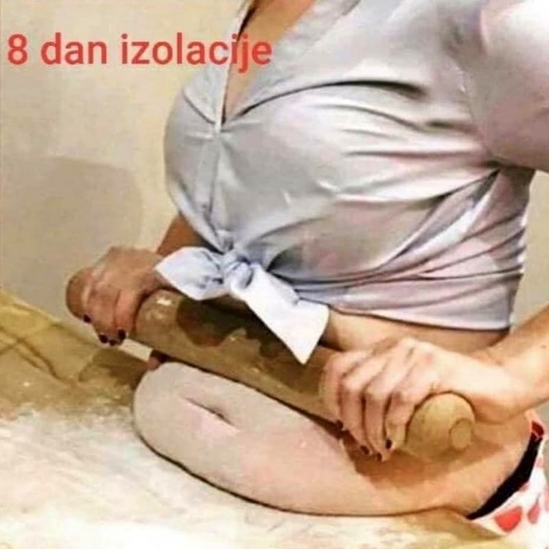 Osmi dan izolacije. Situacija je postala ozbiljna. Sve sam već pojela.