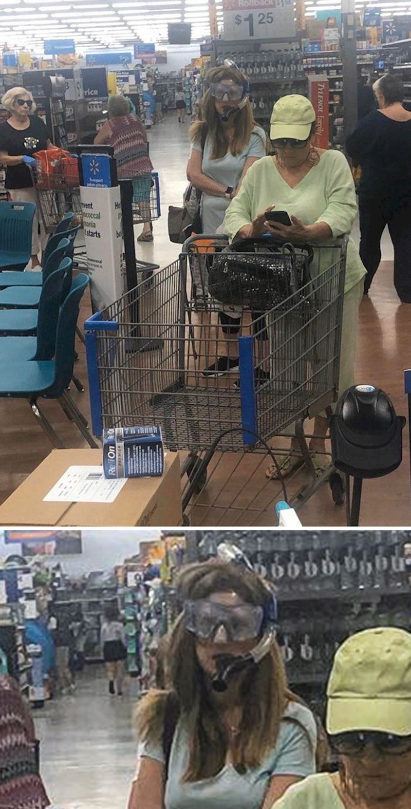 Evo kako se jedna žena zaštitila u supermarketu...