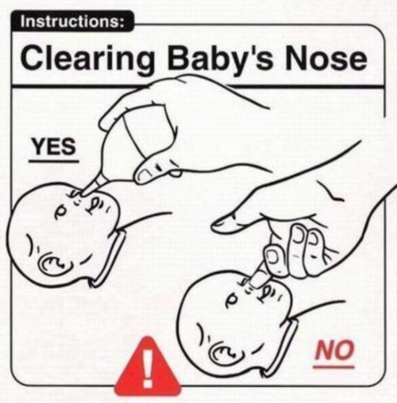 Čišćenje bebinog nosa