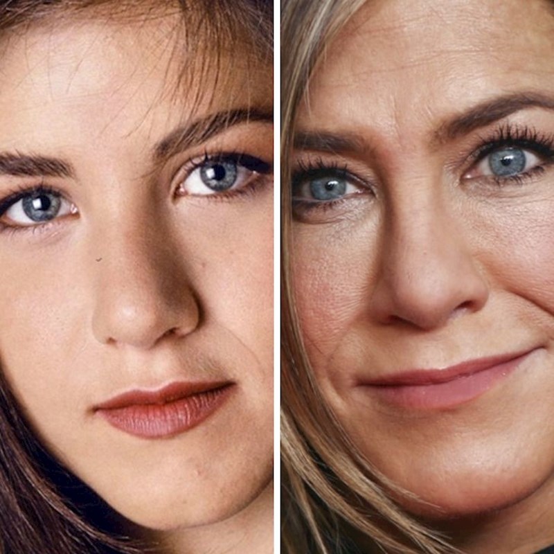 Jennifer Aniston (21 i 50 godina)