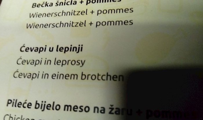 Ovaj crikvenički restoran vjerojatno još ni ne zna da ima jelovnik kojemu se gosti smiju