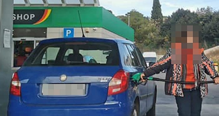Žena iz Istre napravila je kaos na benzinskoj postaji, zbog ovog poteza je završila na internetu