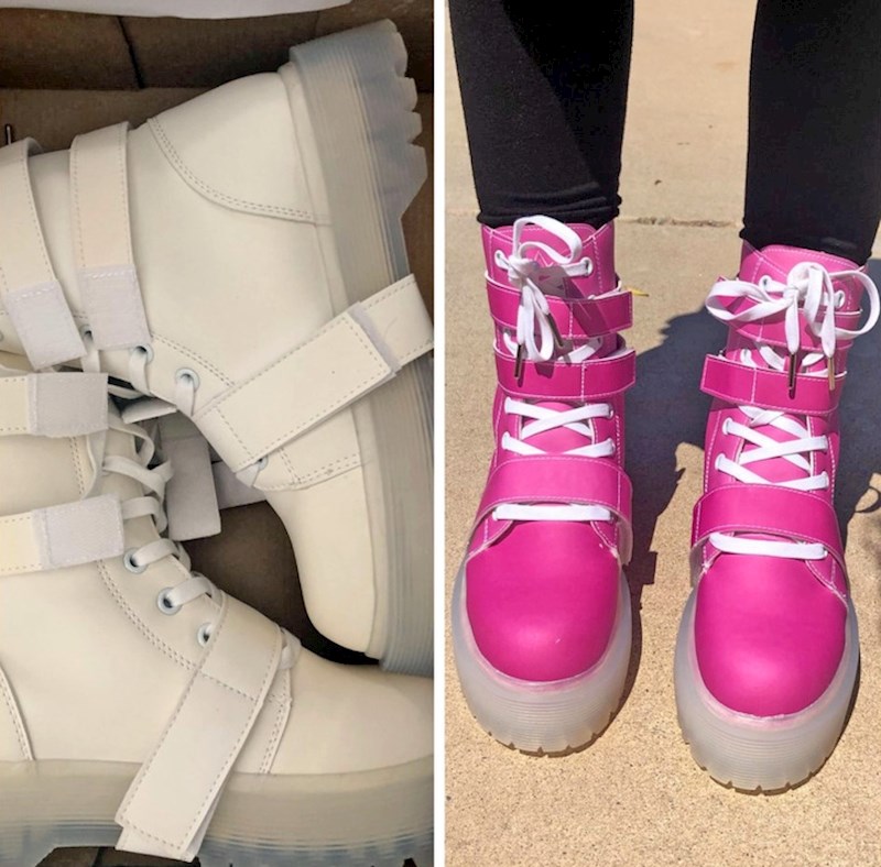 Obuća koja na sunčevoj svjetlosti mijenja boju