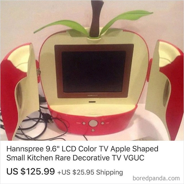 Mali kuhinjski TV u obliku jabuke