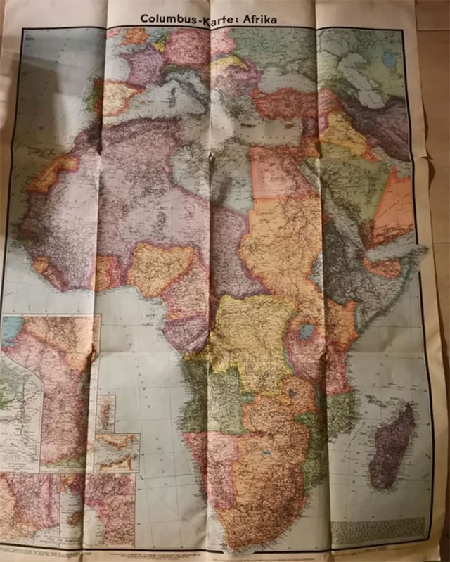 "U djedovoj sobi sam našao kartu Afrike iz 1941. godine, tad su države izgledale drugačije."