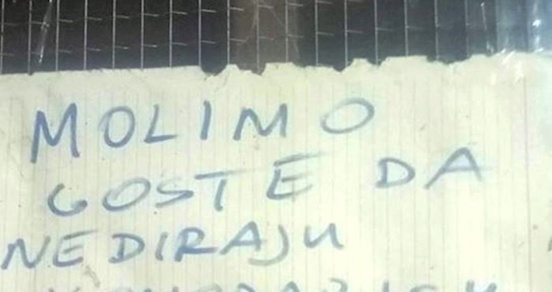 Nisu više imali izbora, restoran je morao na vratima objesiti neobičnu obavijest