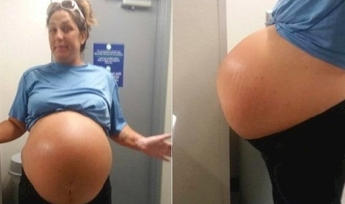 Žena s ogromnim trudničkim trbuhom rodila je bebu za koju doktori kažu da je najveća koju su ikad vidjeli