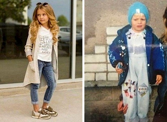 Kako djeca izgledaju danas i kako su nekad izgledala