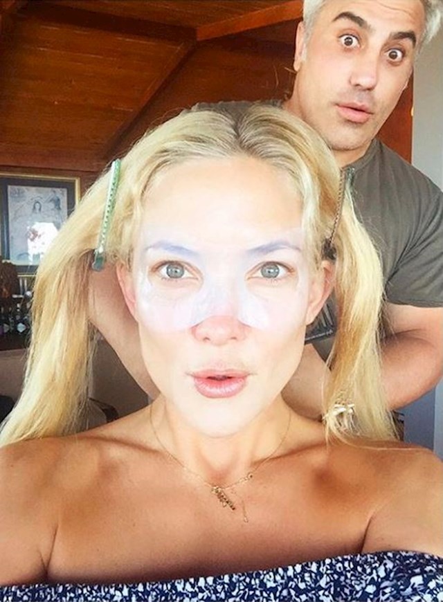 Kate Hudson - maske za lice od leda