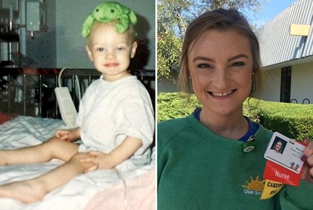 Kao dijete je pobijedila rak, a 20 godina kasnije se vratila u istu bolnicu - kao medicinska sestra.