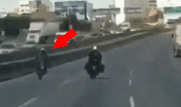 Policajac je na autocesti htio zaustaviti motorista, on se snašao na genijalan način