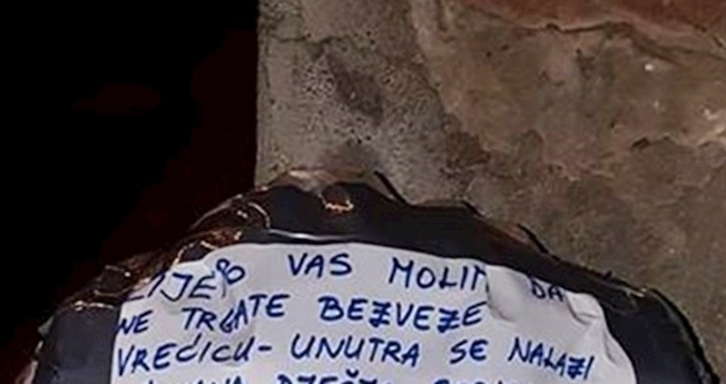 Netko je u Zagrebu na kanti za smeće ostavio vrećicu s porukom koja je izazvala oduševljenje