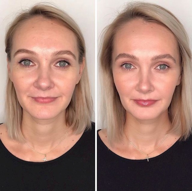 Žene su se prvo našminkale same, a onda ih je našminkala profesionalka: Pogledajte razliku (FOTO) #20