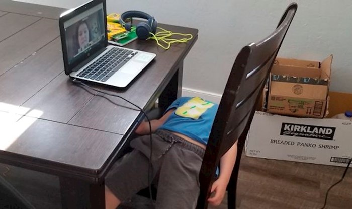 10 smiješnih slika djece kojoj je online nastava već odavno dosadila