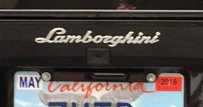 Kad je u Americi vidio tablice na ovom Lamborghiniju, bio je siguran da ga vozi Dalmatinac