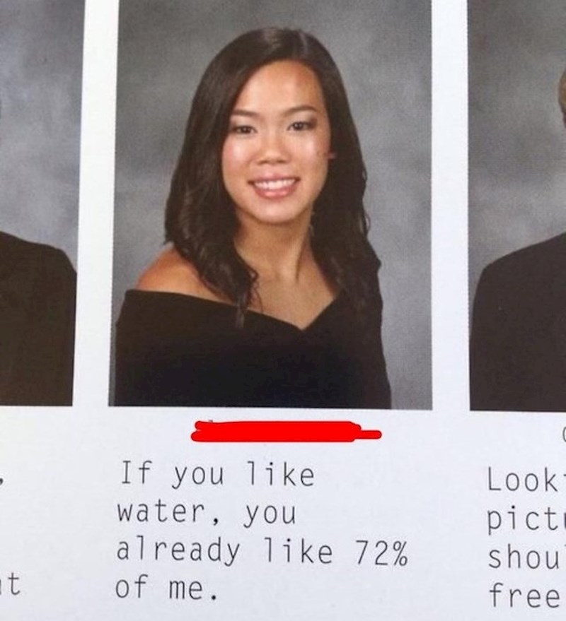 "Ako voliš vodu, voljet ćeš i 72% mene."