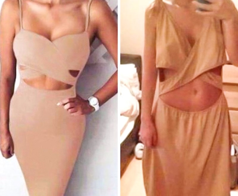 "Mislim da mi je haljina malo prevelika..."