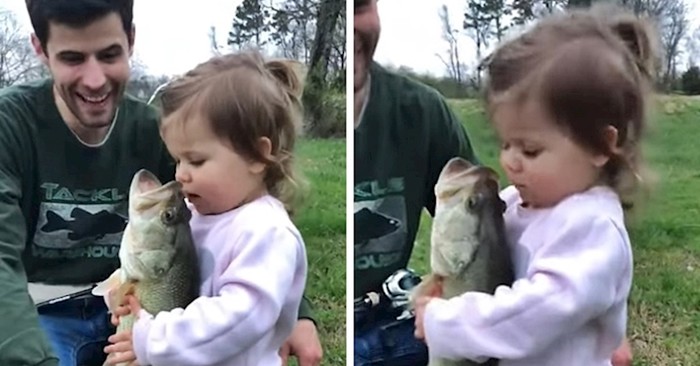 VIDEO Klinka je s roditeljima išla u ribolov, morali su je snimiti kad su vidjeli što radi
