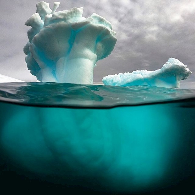 Fotograf je slikao cijeli ledenjak na poseban način.