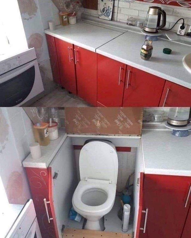 Kuhanje ručka i obavljanje nužde - 2 u 1!