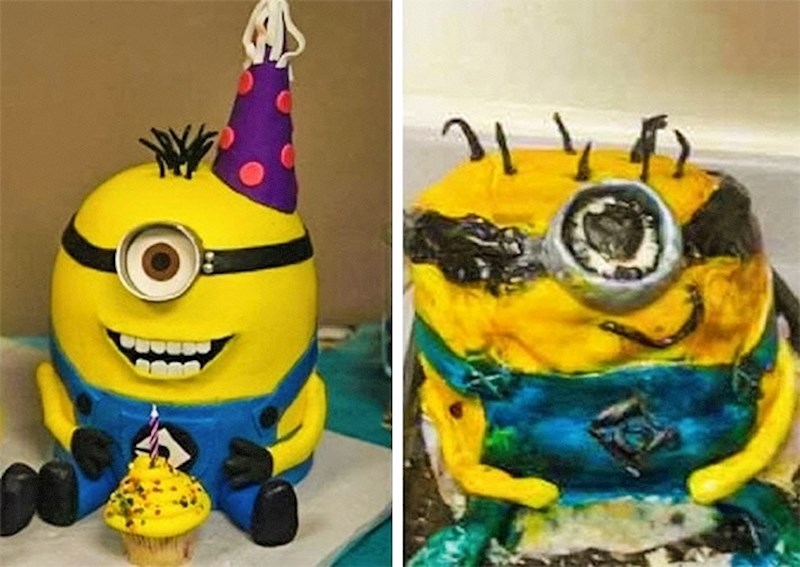 Ovaj minion je na slici izgledao bolje.