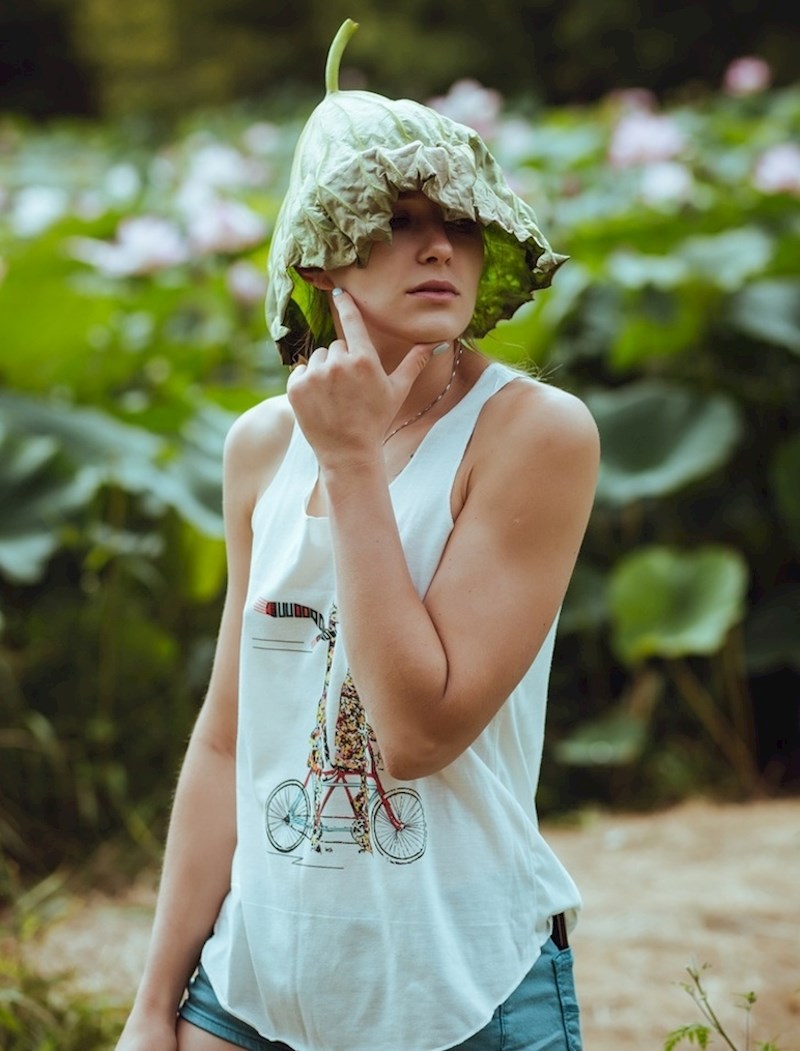 Svježi šešir iz vrta