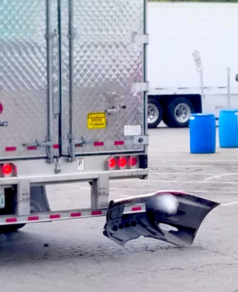 Vozač kamiona nije ni primijetio što je učinio.