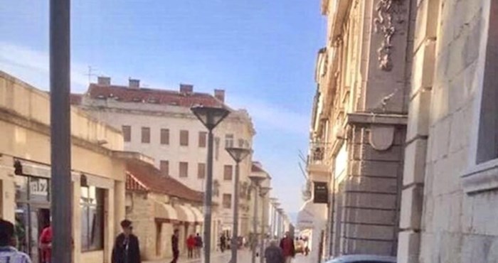 Hodali su centrom Splita, a onda su ugledali turiste koji su također pokušavali doći do Rive