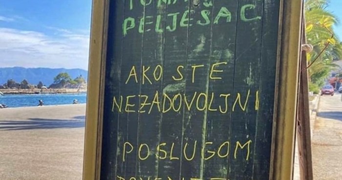 Restoran se obratio nezadovoljnim gostima i svojim natpisom nasmijao prolaznike