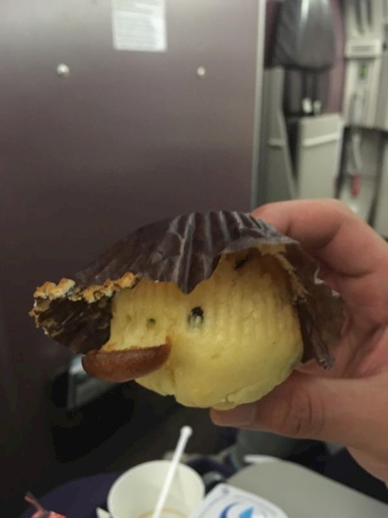 "Kad sam okrenuo muffin, shvatio sam da izgleda kao patkica."