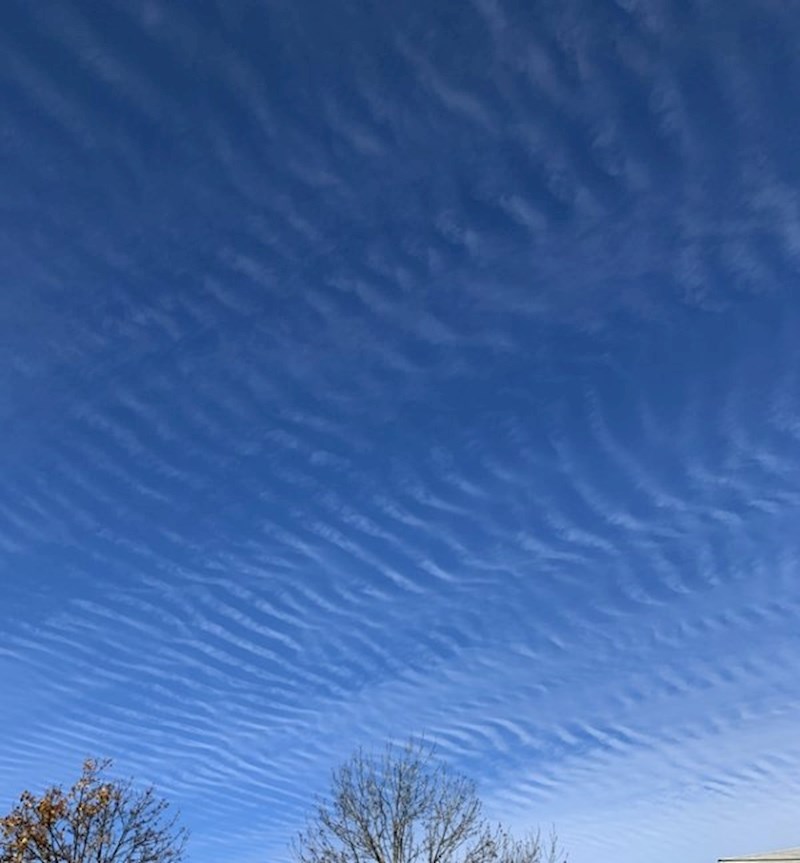 "Danas sam tijekom šetnje vidio čudne oblake..."