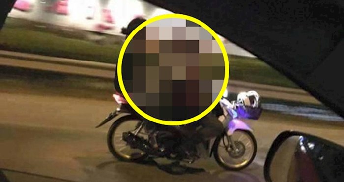 Vozač se začudio kad je ugledao ove čudake na cesti, pogledajte što su vozili na motoriću