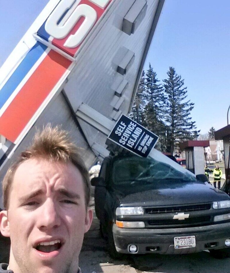 Išao je natočiti gorivo, a onda mu se dogodilo ovo...