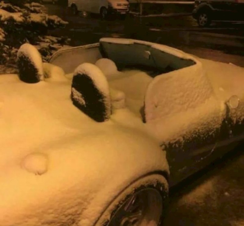 Lijepo je imati ovakav auto, no nije baš pogodan za zimu...