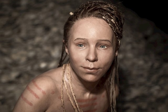 Djevojka iz Tybrinda, procjenjuje se da su njeni ostaci stari oko 7000 godina.