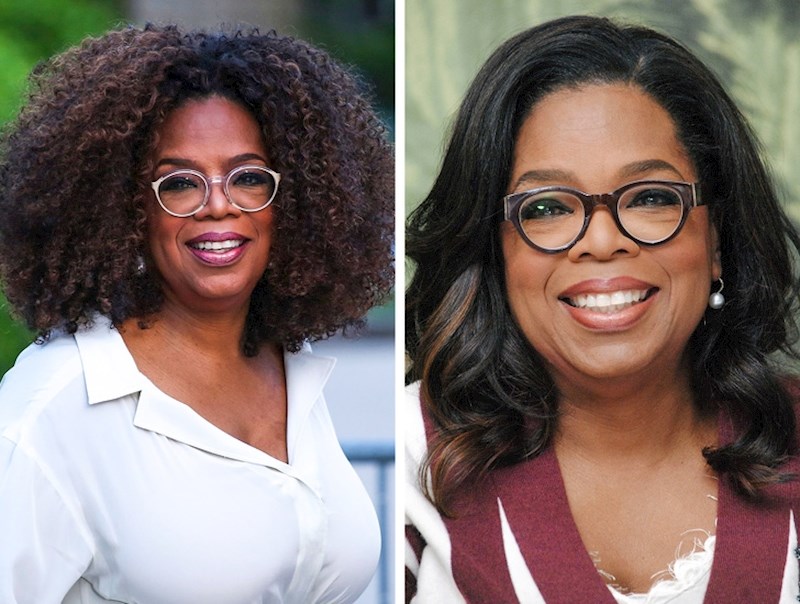 Oprah Winfrey također voli isprobavati razne frizure.