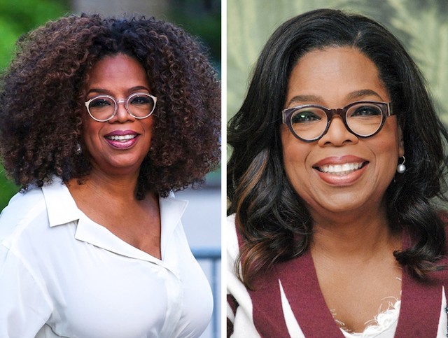 Oprah Winfrey također voli isprobavati razne frizure.