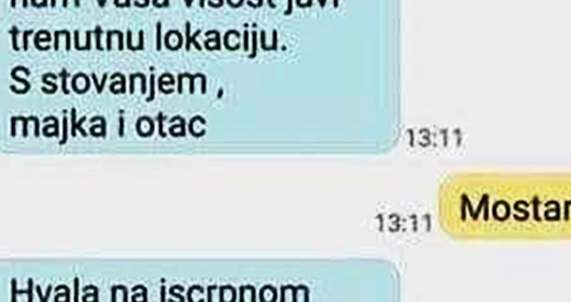 Mama je htjela znati gdje se sin nalazi pa mu je poslala urnebesnu poruku koju je morao pokazati ostalima