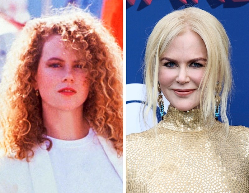 Nicole Kidman zapravo ima crvenu, kovrčavu kosu.