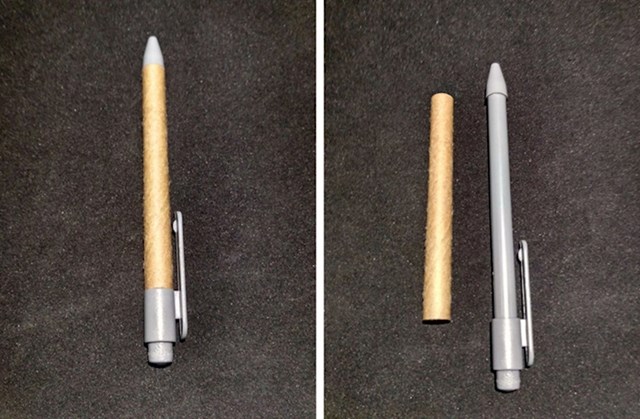 Ovo je "drvena kemijska olovka koja je dobra zaštitu okoliša".