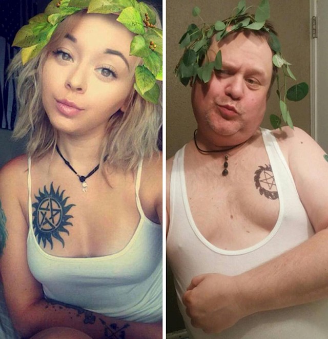 Tata se rugao kćerinim selfijima, njegove verzije su na kraju dobile više lajkova.