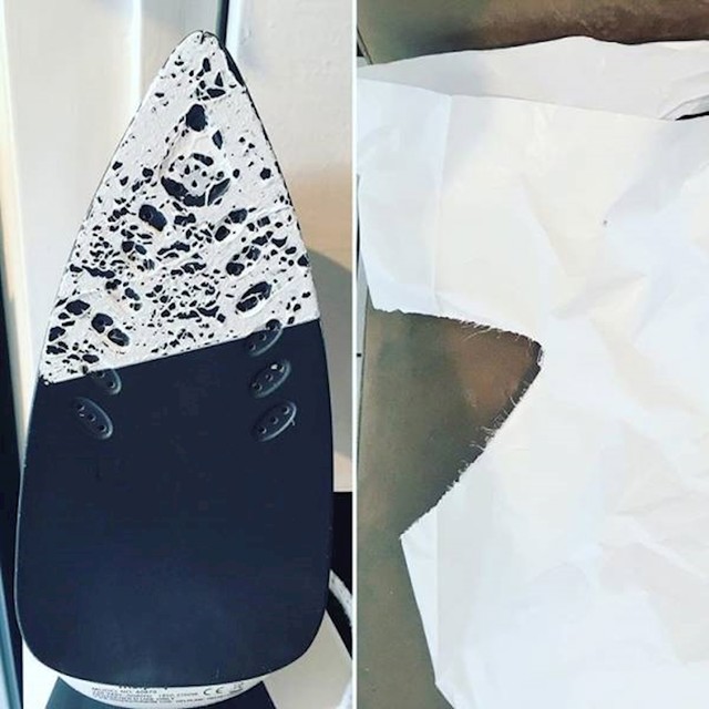 "Ono kad vam muž odluči ispeglati plastičnu vrećicu..."